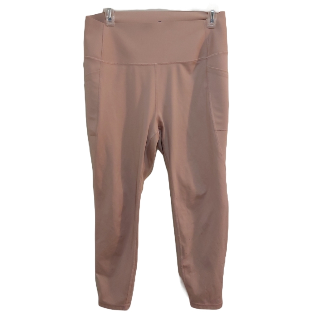 GAP FIT Scuplt Revolution Nude or Light Pink Leggings Size Large (L)